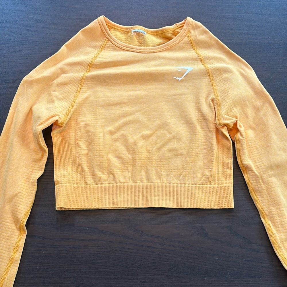 Gymshark long sleeved crop top